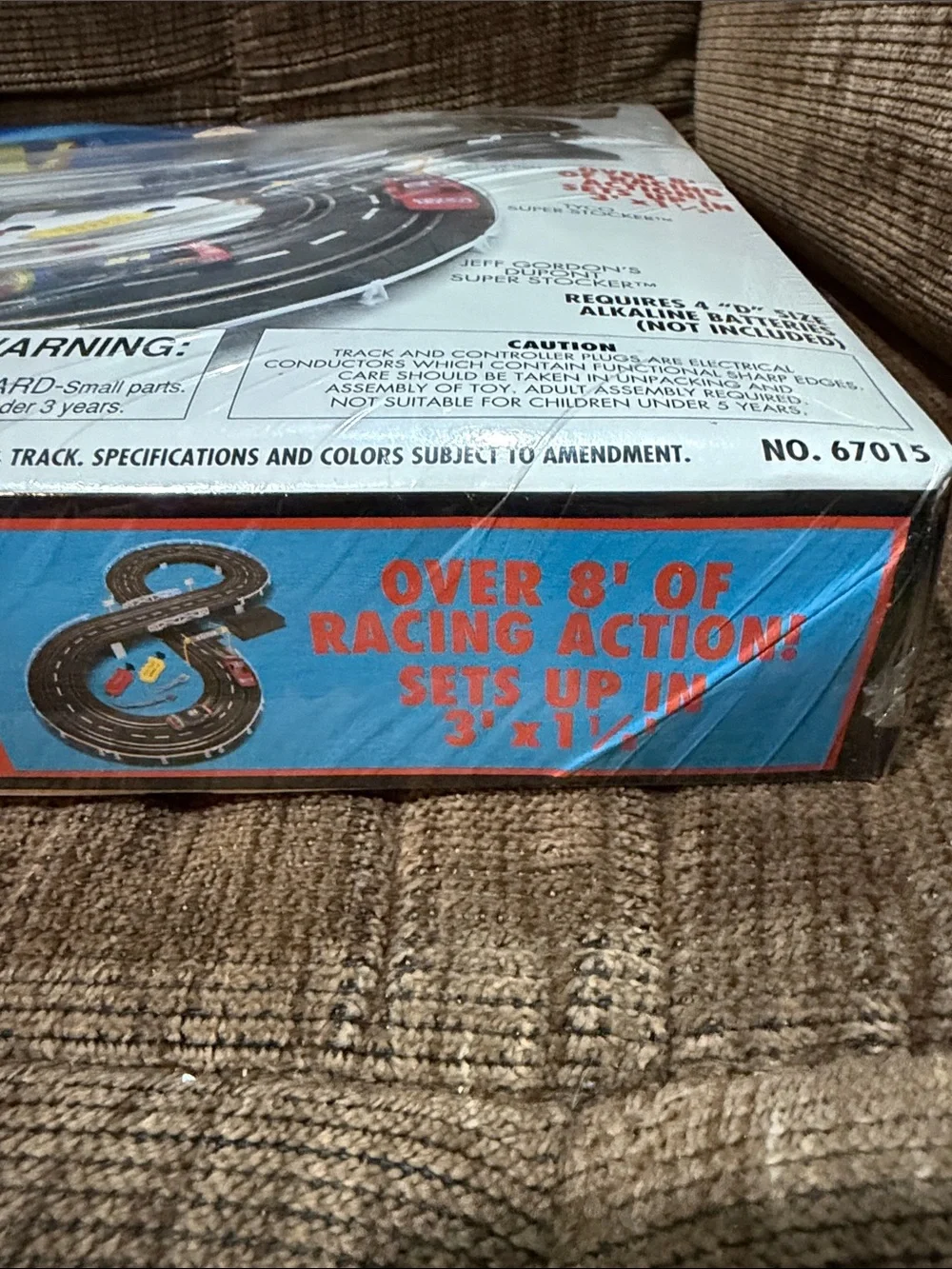 Slot Car Set - Red/Blue track  Jeff Gordon